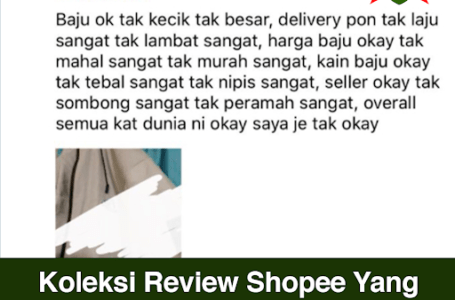 Koleksi Review Shopee Yang Confirm Akan Buat Korang Terhibur!
