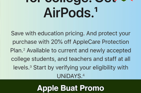 Apple Buat Promo Untuk Budak Universiti, Ramai Menyesal Beli Awal!